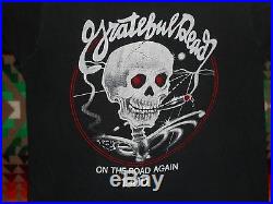 Vtg 1980 Grateful Dead On The Road Again Tour Shirt Size XS