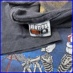 Vtg 1981 Grateful Dead San Francisco T-shirt 1980s Single Stitch Band Tee RARE