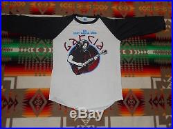 Vtg 1981 Jerry Garcia Band Jersey T-Shirt Sz Small Grateful Dead