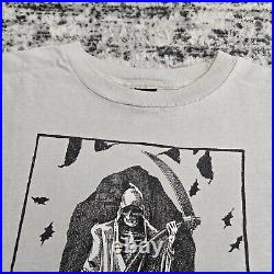 Vtg 1988 Grateful Dead Shirt L Fall Tour Grim Reaper Rock Band Concert Tee 80s