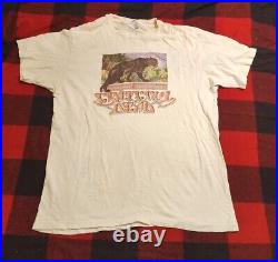 Vtg 1989 Grateful Dead Black Panther Rainforest T Shirt XL Gone in out Lifetime