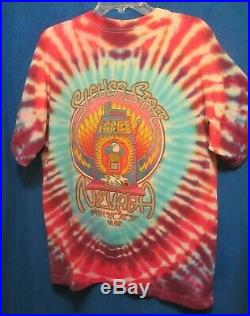 Vtg 1992 Grateful Dead Silver State Vegas Nevada Spring Tour tie dye t-shirt XL