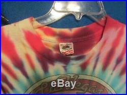 Vtg 1992 Grateful Dead Silver State Vegas Nevada Spring Tour tie dye t-shirt XL