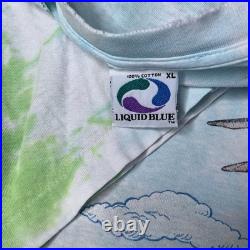 Vtg 1992 Liquid Blue Grateful Dead Spring Tour T-Shirt Mens XL 1990s Band Tee