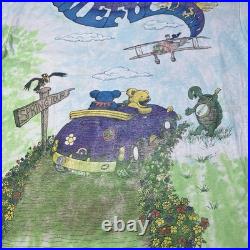 Vtg 1992 Liquid Blue Grateful Dead Spring Tour T-Shirt Mens XL 1990s Band Tee