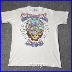 Vtg 1993 Grateful Dead Liquid Blue Revolutionary T-shirt Mens Xl 1990s Band Tee