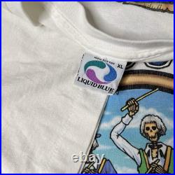 Vtg 1993 Grateful Dead Liquid Blue Revolutionary T-shirt Mens Xl 1990s Band Tee