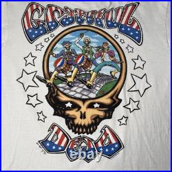 Vtg 1993 Grateful Dead Liquid Blue Revolutionary T-shirt Mens Xl 1990s Band Tee