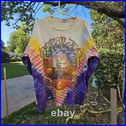 Vtg 1994 Grateful Dead Fall Tour Long Sleeve Tie Dye XL Sundog Single Stitch