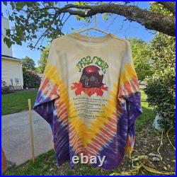 Vtg 1994 Grateful Dead Fall Tour Long Sleeve Tie Dye XL Sundog Single Stitch