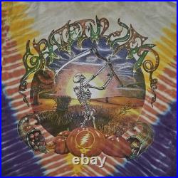 Vtg 1994 Grateful Dead Fall Tour Long Sleeve Tie Dye XL Sundog Single Stitch