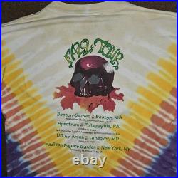Vtg 1994 Grateful Dead Fall Tour Long Sleeve Tie Dye XL Sundog Single Stitch