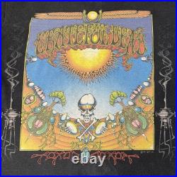 Vtg 1994 Grateful Dead Liquid Blue Aoxomoxoa Scarab T-Shirt Band Tee Mens L 90s