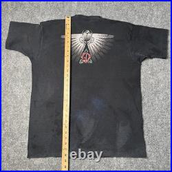 Vtg 1994 Grateful Dead Liquid Blue Aoxomoxoa Scarab T-Shirt Band Tee Mens L 90s