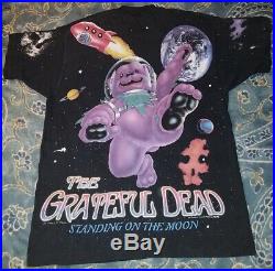 Vtg 1995 Grateful Dead Bears Standing on the Moon 1992 T-Shirt XL