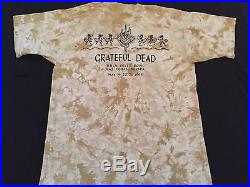 Vtg 1995 Grateful Dead Las Vegas Concert Tour Tie Dye T-Shirt XL