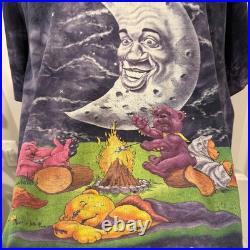 Vtg 1995 Grateful Dead Till The Morning Comes Moon Bears TieDye T-Shirt Sz XL