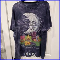 Vtg 1995 Grateful Dead Till The Morning Comes Moon Bears TieDye T-Shirt Sz XL
