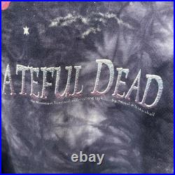 Vtg 1995 Grateful Dead Till The Morning Comes Moon Bears TieDye T-Shirt Sz XL
