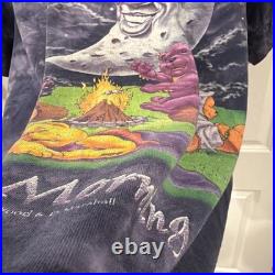 Vtg 1995 Grateful Dead Till The Morning Comes Moon Bears TieDye T-Shirt Sz XL