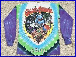 Vtg 1997 Grateful Dead Liquid Blue Cosmic Charlie Long Sleeve Shirt Sz L Rare