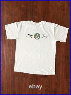 Vtg 1998 Grateful Dead T-Shirt Sz L Play Dead Dancing Bears In The Woods 90s