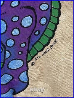 Vtg 2001 Joey Mars Beach (1992) Grateful Dead Liquid Blue Tie Dye Garcia Sz SM