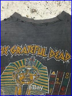 Vtg 70's 80's Grateful Dead King Tut Faded Tour Concert Rock T-shirt Rare M