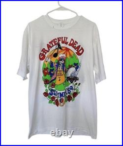 Vtg 80s 1989 Grateful Dead Summer Tour Grill BBQ Single Stitch T-Shirt Size XL