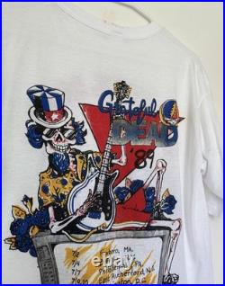 Vtg 80s 1989 Grateful Dead Summer Tour Grill BBQ Single Stitch T-Shirt Size XL