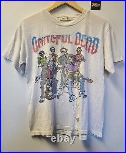 Vtg 80s Grateful Dead Fall Tour 1987 T Shirt M Single Stitch Thrashed