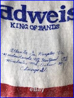 Vtg 80s Grateful Dead Spring Tour Shirt Budweiser Parody USA Made Hi Cru