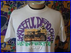 Vtg 90's Grateful Dead Shirt T Shirt XL 1995 Road Crew Summer Tour Farm RT GDM