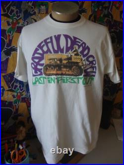 Vtg 90's Grateful Dead Shirt T Shirt XL 1995 Road Crew Summer Tour Farm RT GDM
