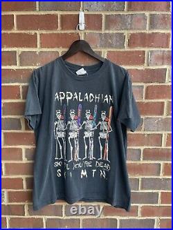 Vtg 90s Grateful Dead Ski Til Your Dead T-Shirt Appalachian Colorado 1992