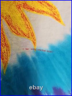 Vtg 90s Grateful Dead T-Shirt Uncle Sam Moon 1991 Tie Dye Bob Weir Rare Graphic