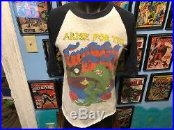 Vtg Arise For The Grateful Dead / Enjoy Cocaine 1978 M Raglan Shirt Worn Soft
