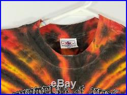 Vtg Betty Ford Graphic Tie dye T Shirt Jerry Garcia From the Grateful Dead Sz L
