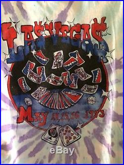 Vtg GRATEFUL DEAD t-shirt TIE DYE Las Vegas may 1993 CONCERT TOUR jerry garcia