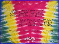 Vtg GRATEFUL DEAD tour shirt-1995-XXL-bob weir-phish-jefferson airplane-lp-cd
