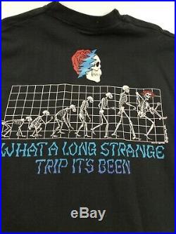 Vtg Grateful Dead 1993 T Shirt What A Long Strange Trip It Been Size xl x large