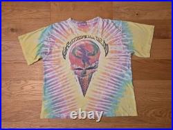 Vtg Grateful Dead Ice Cream Melt 1990 Chicago July 21, 22 Concert Tour Shirt