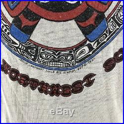 Vtg Grateful Dead Northwest Tribal Shirt 1982 Tour Sportswear Unisex Sz XL G4A