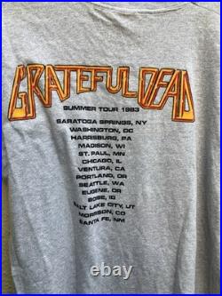 Vtg Grateful Dead Shirt 1983 Spring Tour XL Stanley Mouse Art /Screen Stars Tee
