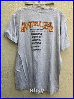 Vtg Grateful Dead Shirt 1983 Spring Tour XL Stanley Mouse Art /Screen Stars Tee