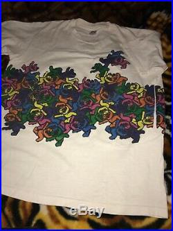 Vtg Grateful Dead Shirt 1991 All Over Bears Mc Escher Lot Tees Sz XL Rare