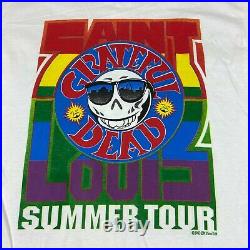 Vtg Grateful Dead Shirt Mens Large St Louis Tour 1995 Band Concert Bears READ