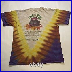 Vtg Grateful Dead Shirt T Shirt Large 1994 Fall Tour Autumn Pumpkin Tie Dye 90s