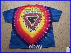 Vtg Grateful Dead Space Your Face Tee T Shirt Liquid Blue 1992 XXXL 3XL Tie Dye