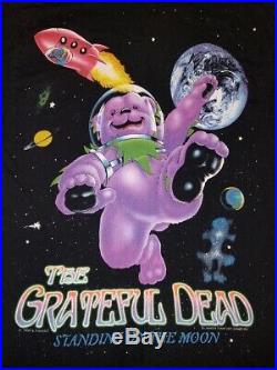 Vtg Grateful Dead Standing on the Moon Astronaut Bears 1992 T-Shirt Large NOS